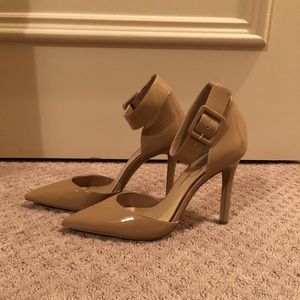 Nude Patent Leather Heels